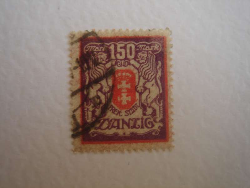1923 Danzig MiNr 129 Y used, stamped