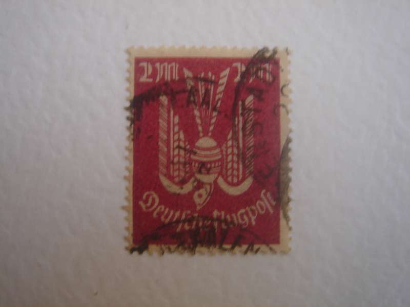 1922 Deutsches Reich Flugpostmarken MiNr 216 a used, stamped