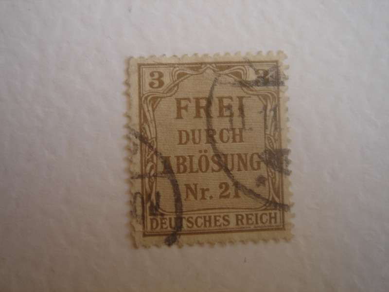 1903 Deutsches Reich Dienstmarken MiNr 2 used, stamped