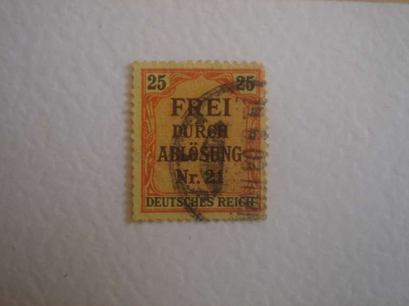 1903 Deutsches Reich Dienstmarken MiNr 6 used, stamped
