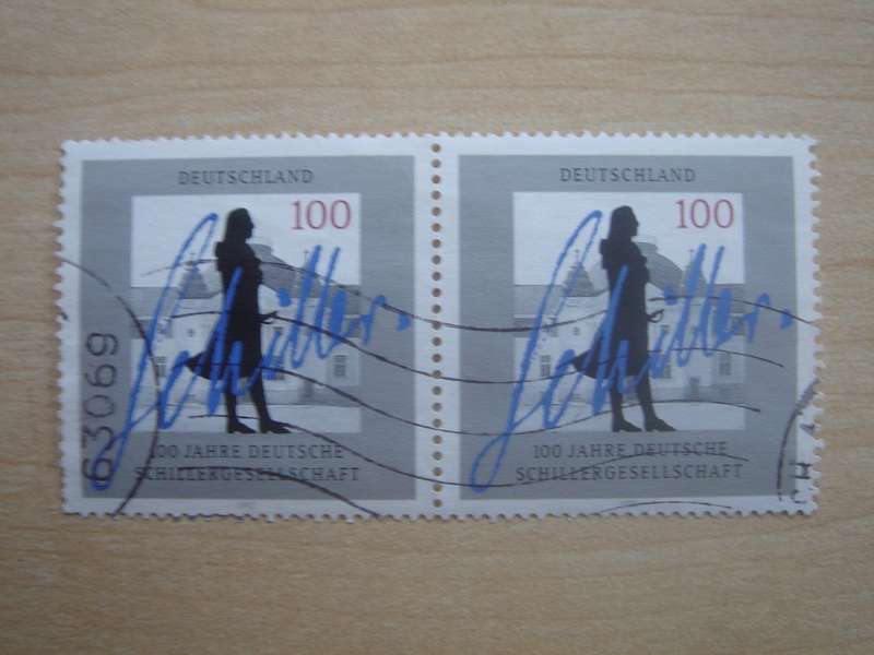 1995 Deutschland MiNr 1792 horizontal pair used, stamped