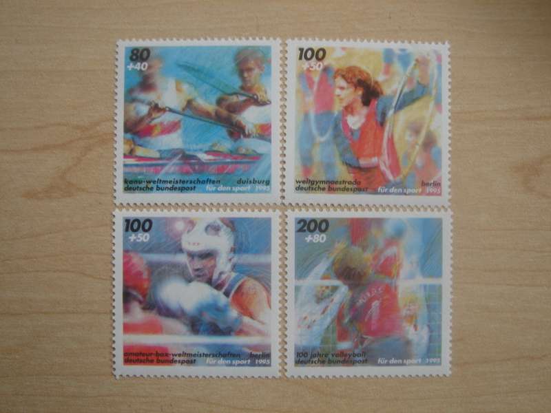 1995 Deutschland MiNr 1777-1780 MNH