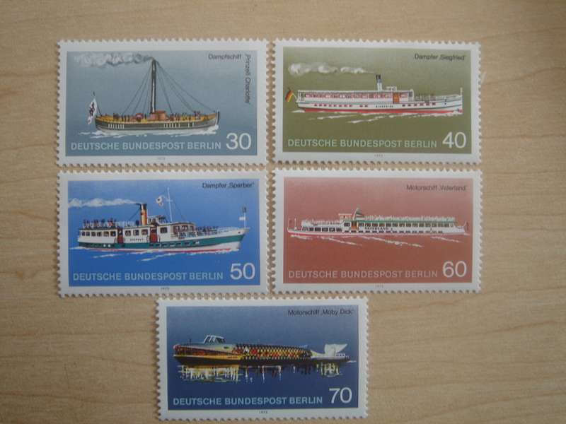 1975 West Berlin MiNr 483-487 MNH