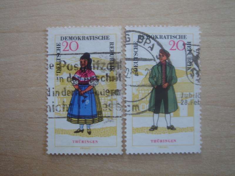 1964 DDR MiNr 1078-1079 used, stamped