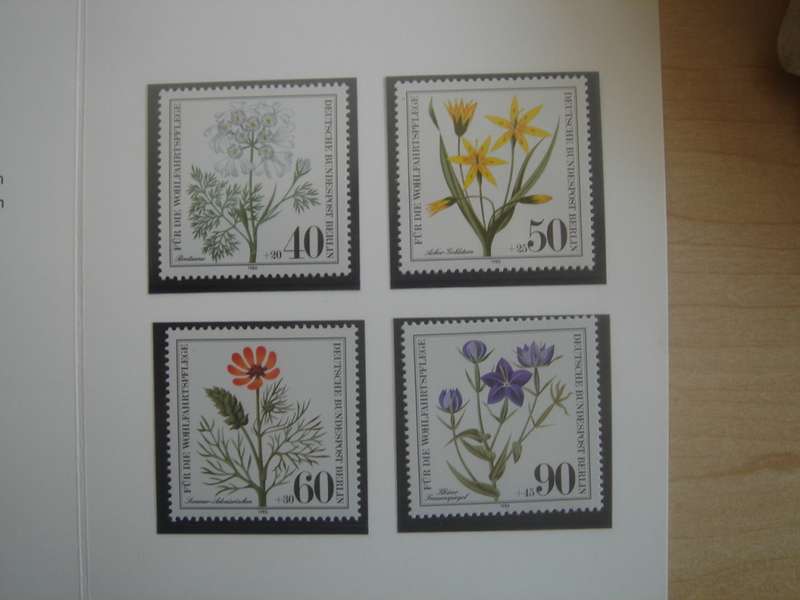 1980 West Berlin MiNr 629-632 FD stamped + MNH in Folder