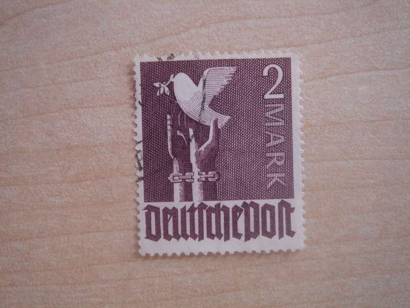 1947 Allied Occupation Zone MiNr 960 a used, stamped