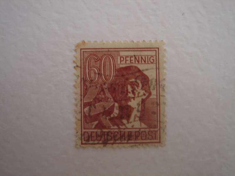1948 Allied Occupation Zone MiNr A 956 used, stamped