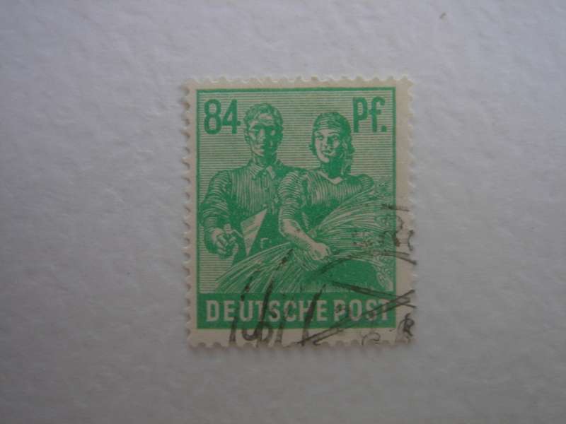 1947 Allied Occupation Zone MiNr 958 b used, stamped