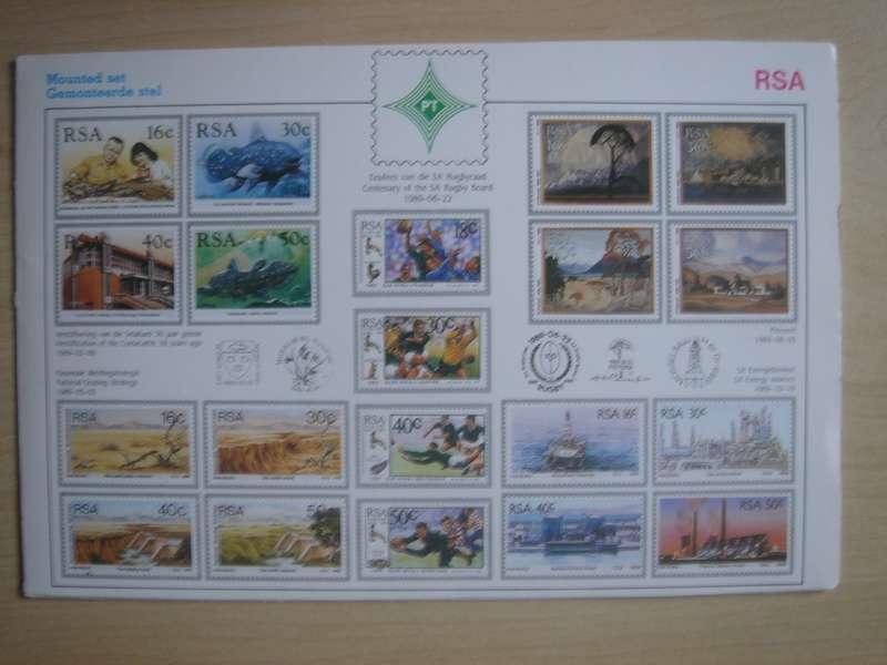1989 RSA - Mounted Set - 20 stamps MNH