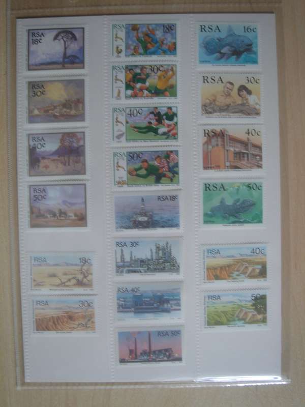 1989 RSA - Mounted Set - 20 stamps MNH