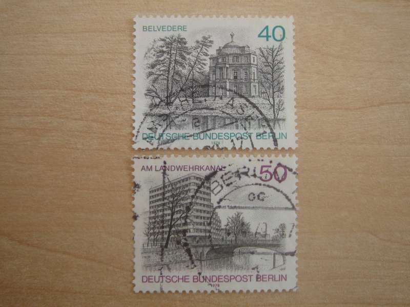 1978 West Berlin MiNr 578-579 used, stamped