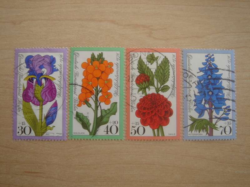 1976 West Berlin MiNr 524-527 used, stamped