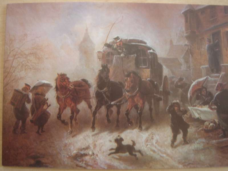 1985 West Berlin Mr.Nr 749 FD stamped on Christmas Card of Deutsche Post AG