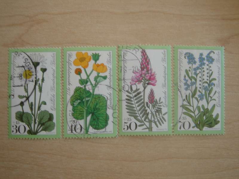 1977 West Berlin MiNr 556-559 used, stamped