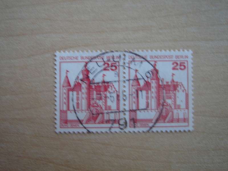 1978 West Berlin MiNr 587 horizontal pair used, stamped