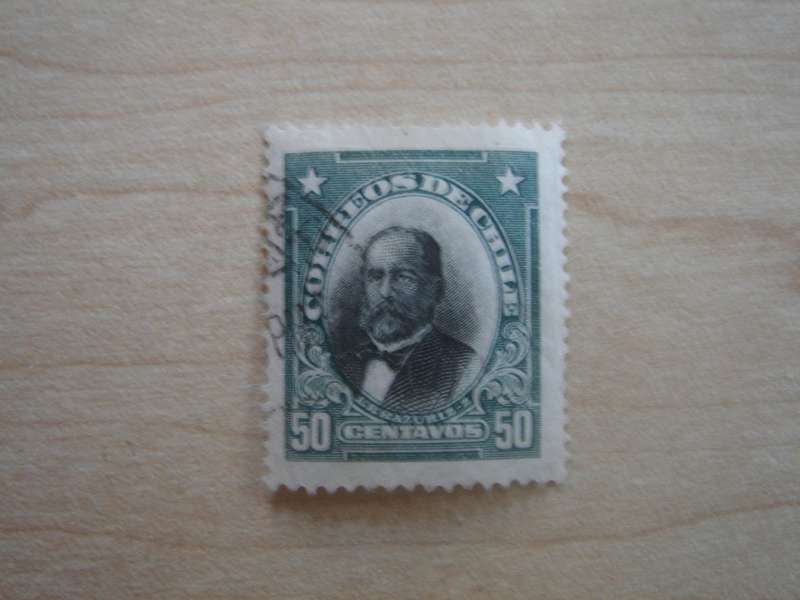1928 Chile - Errazuriz 50 CTS used, stamped