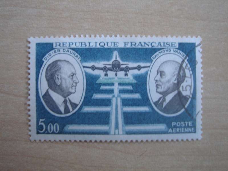 1971 France - Poste Arienne 5,00 used, stamped