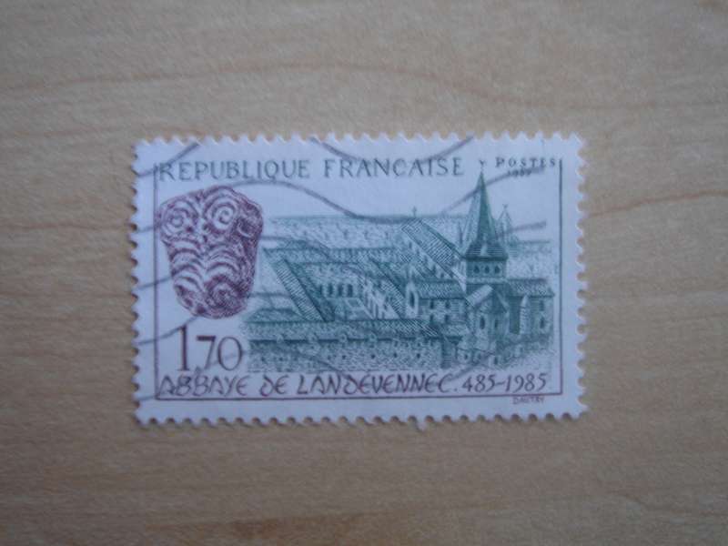 1985 France - Abbaye Landevennec 1,70 used, stamped