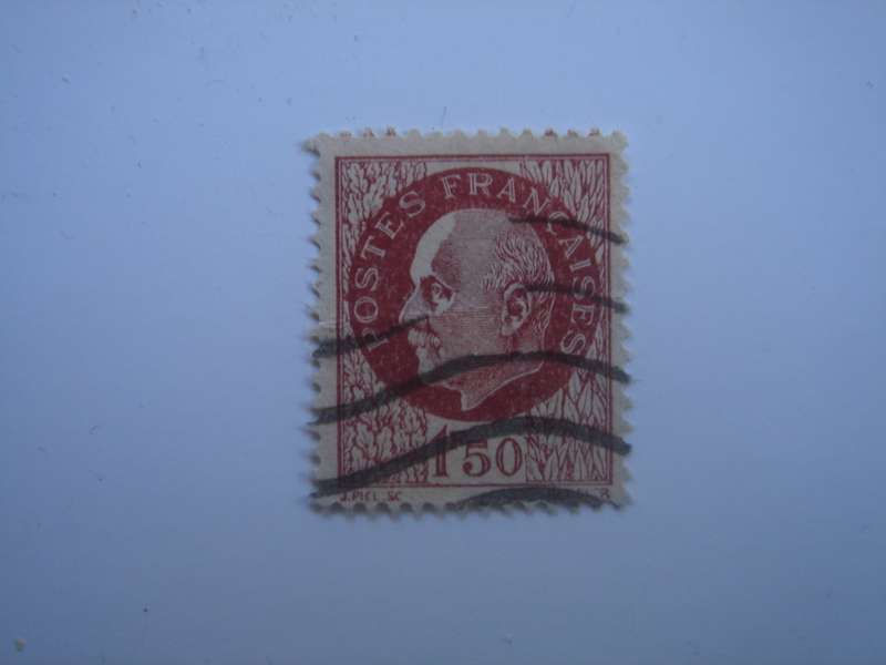 1941 France - Marshall Petain 1 F 50 (brown) used, stamped
