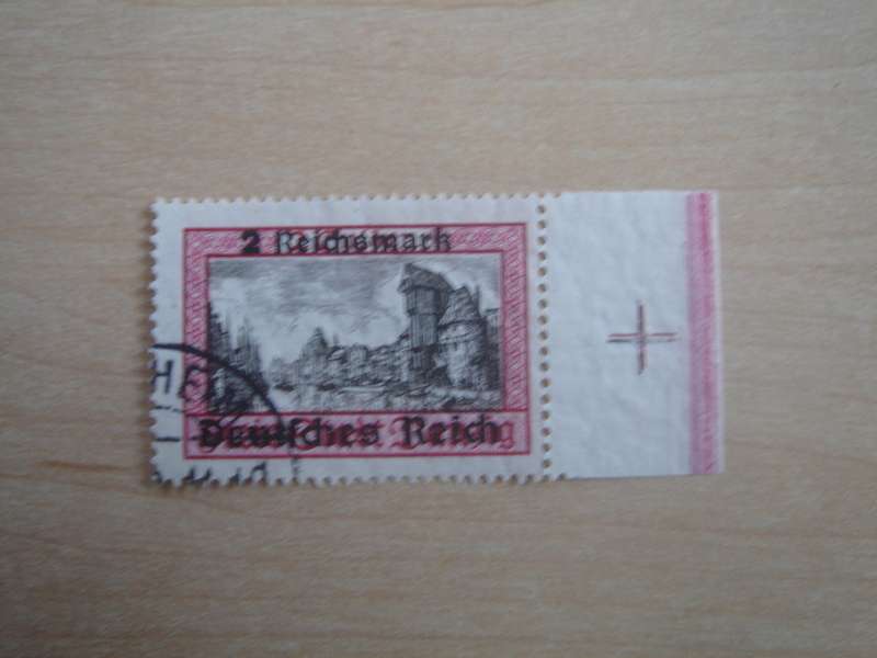 1939 Deutsches Reich MiNr 729 X y used, stamped with border