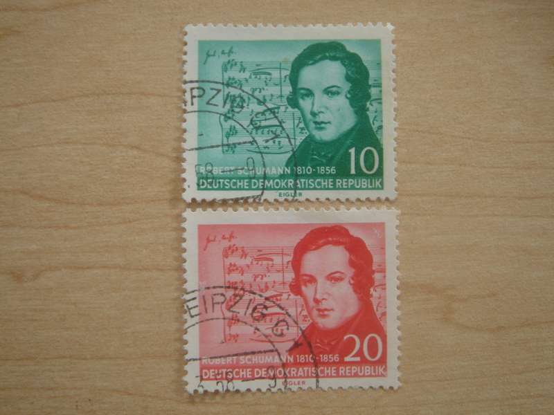 1956 DDR MiNr 541-542 X II used, stamped