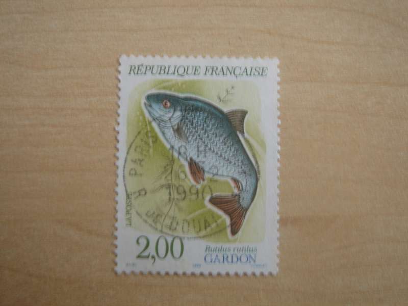 1990 France - Fish Conservation 2,00 F used, stamped