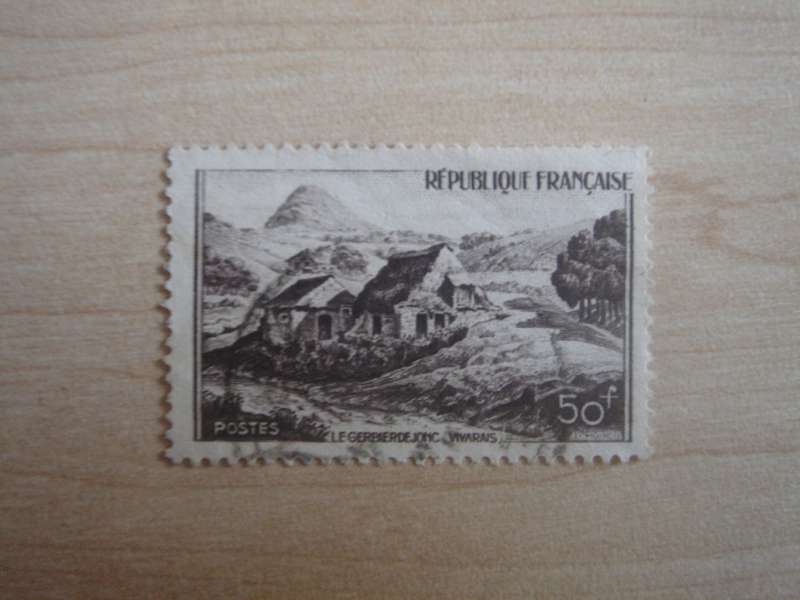 1946 France - Mt. Gerbier de Jonc 50 f used, stamped (SG1170)