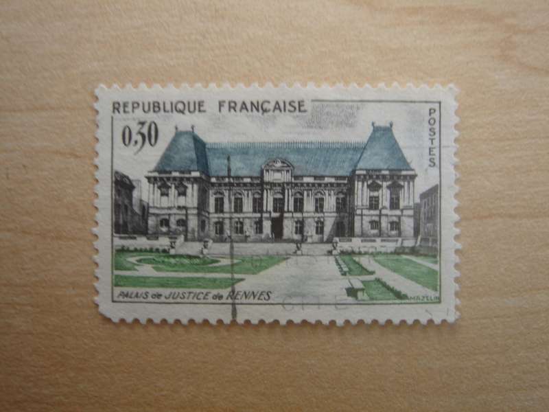 1960 France - Law Courts Rennes - 0,30 f used, stamped (SG1544)