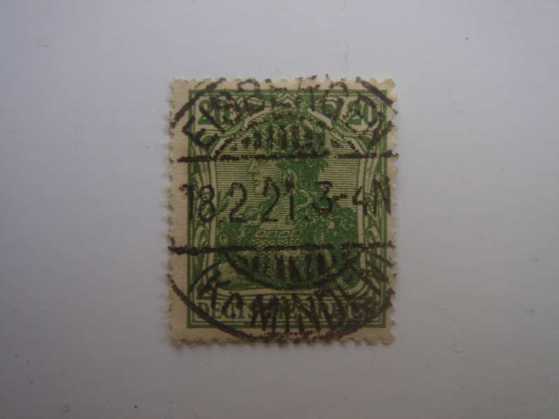 1920 Deutsches Reich MiNr 143 b used, stamped