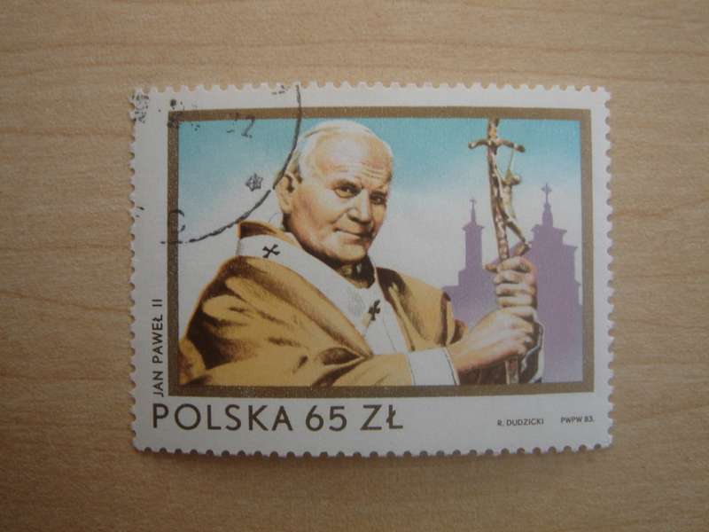 1983 Polska - Pope John Paul II - 65 Zt stamped