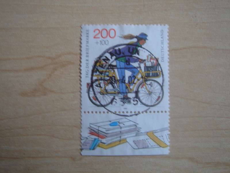 1995 Deutschland MiNr 1814 used, stamped with border