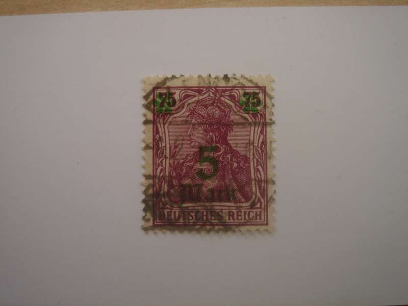 1921 Deutsches Reich MiNr 156 I used, stamped