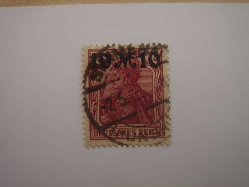 1921 Deutsches Reich MiNr 157 I used, stamped