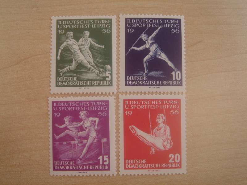 1956 DDR MiNr 530-533 Y II MNH