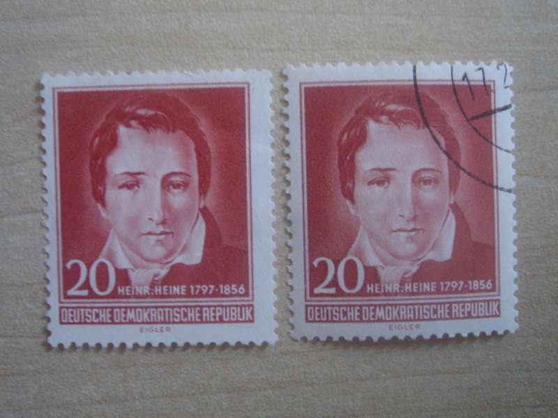 1956 DDR MiNr 517 Y II mint, hinged + stamped