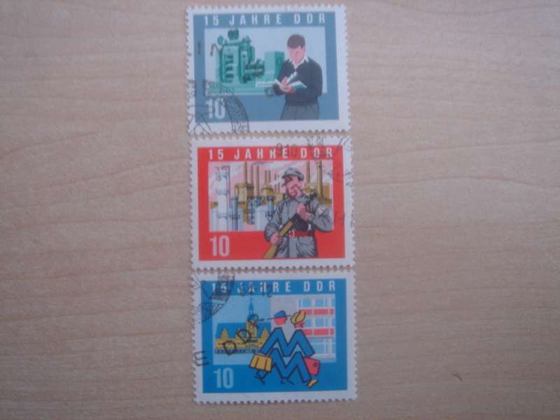 1964 DDR MiNr 1065-1067 A used, stamped