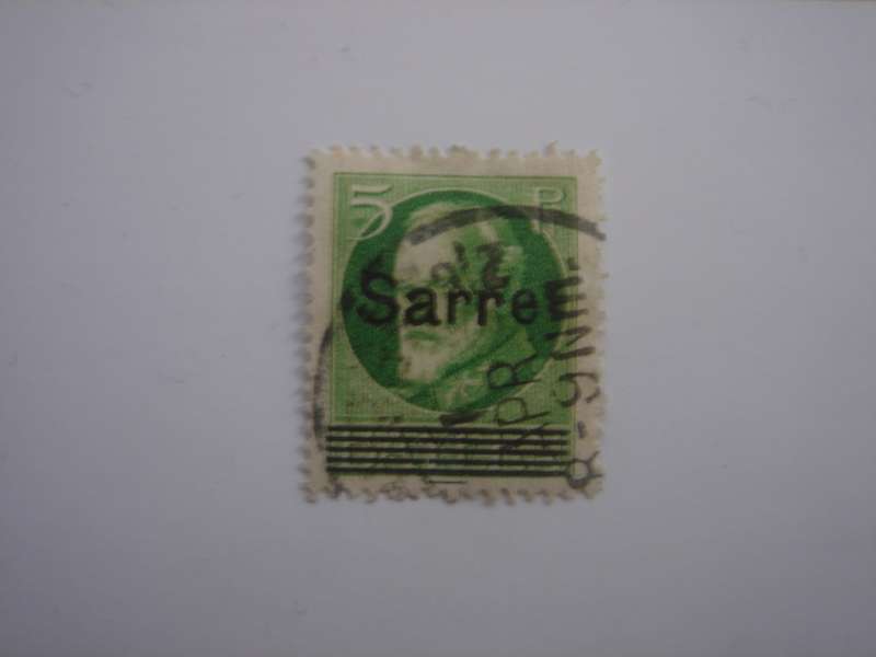 1920 Saargebiet MiNr 18 used, stamped