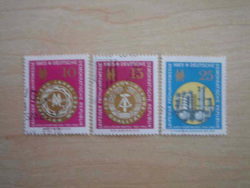 1965 DDR MiNr 1090-1092 used, stamped
