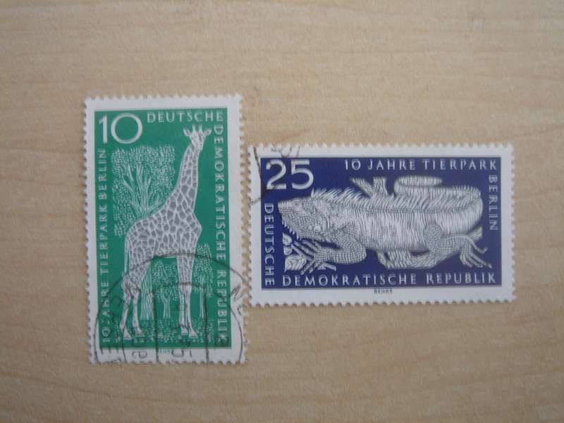 1965 DDR MiNr 1093-1094 used, stamped
