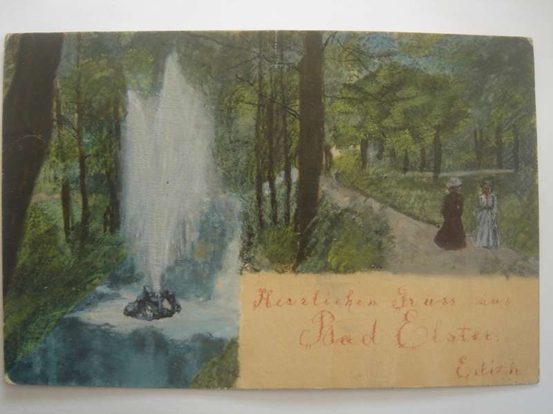 1902 Deutsches Reich MiNr 55 (print) on postcard, stamped