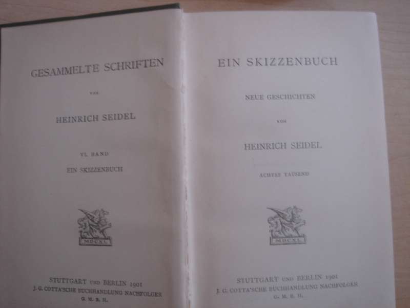 1901 - Heinrich Seidel - Gesammelte Schriften - 6. Band