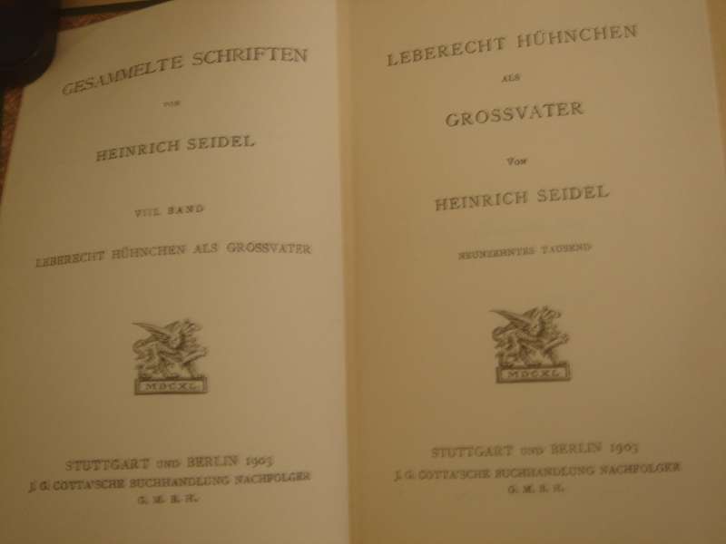 1903 - Heinrich Seidel - Gesammelte Schriften - 8. Band