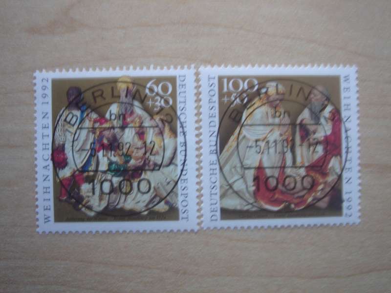 1992 Deutschland MiNr 1639-1640 stamped