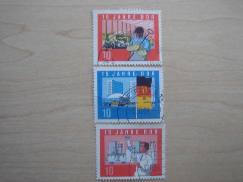 1964 DDR MiNr 1062-1064 A used, stamped