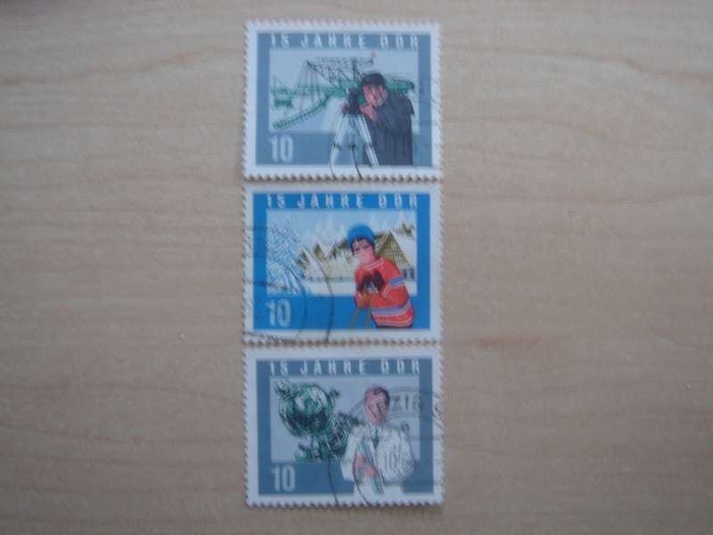 1964 DDR MiNr 1068-1070 A used, stamped