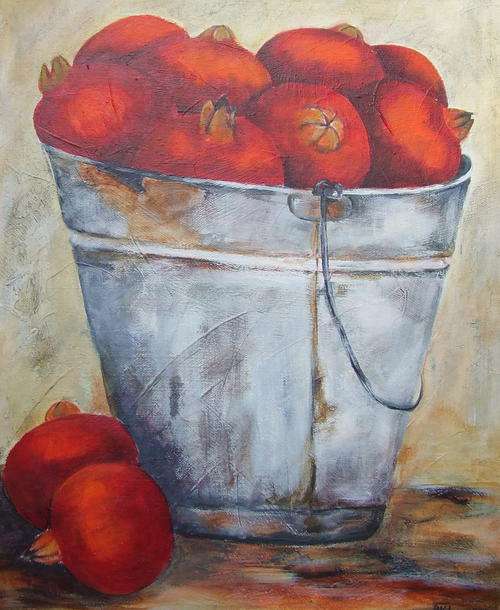 Original painting done by Kareni Bester - Arcylic on stretch canvas - 455x355x35mm