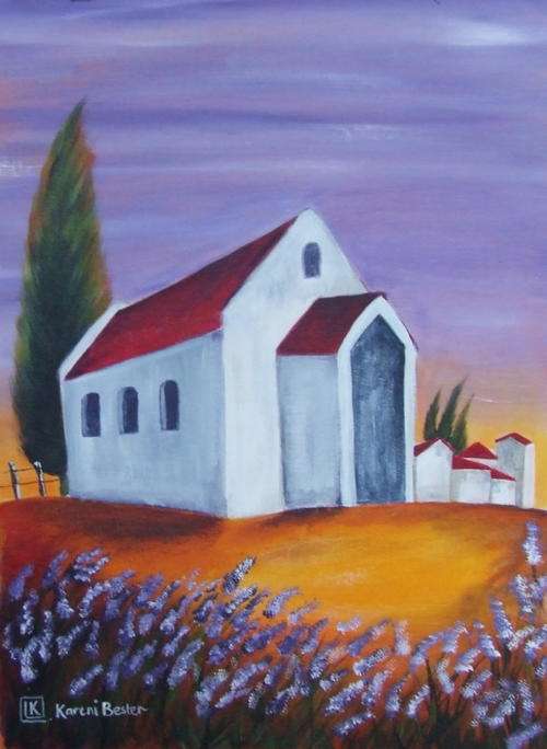 Original painting by Kareni Bester - Acrylic on canvas - 440x310mm