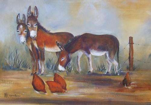 Original painting by Kareni Bester - Acrylic on canvas - 430xx290mm