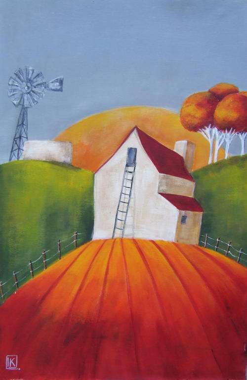 Original painting by Kareni Bester - Acrylic on canvas - 430x280mm