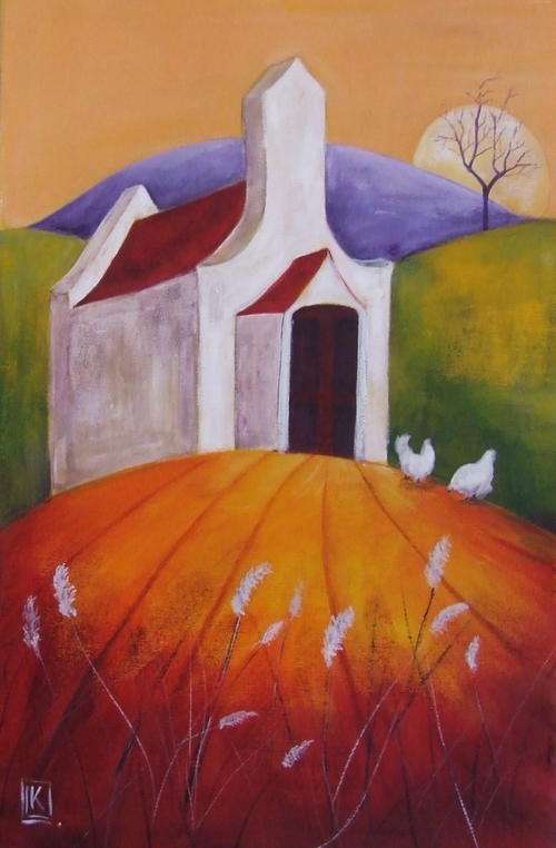 Original painting by Kareni Bester - Acrylic on canvas - 430x280mm